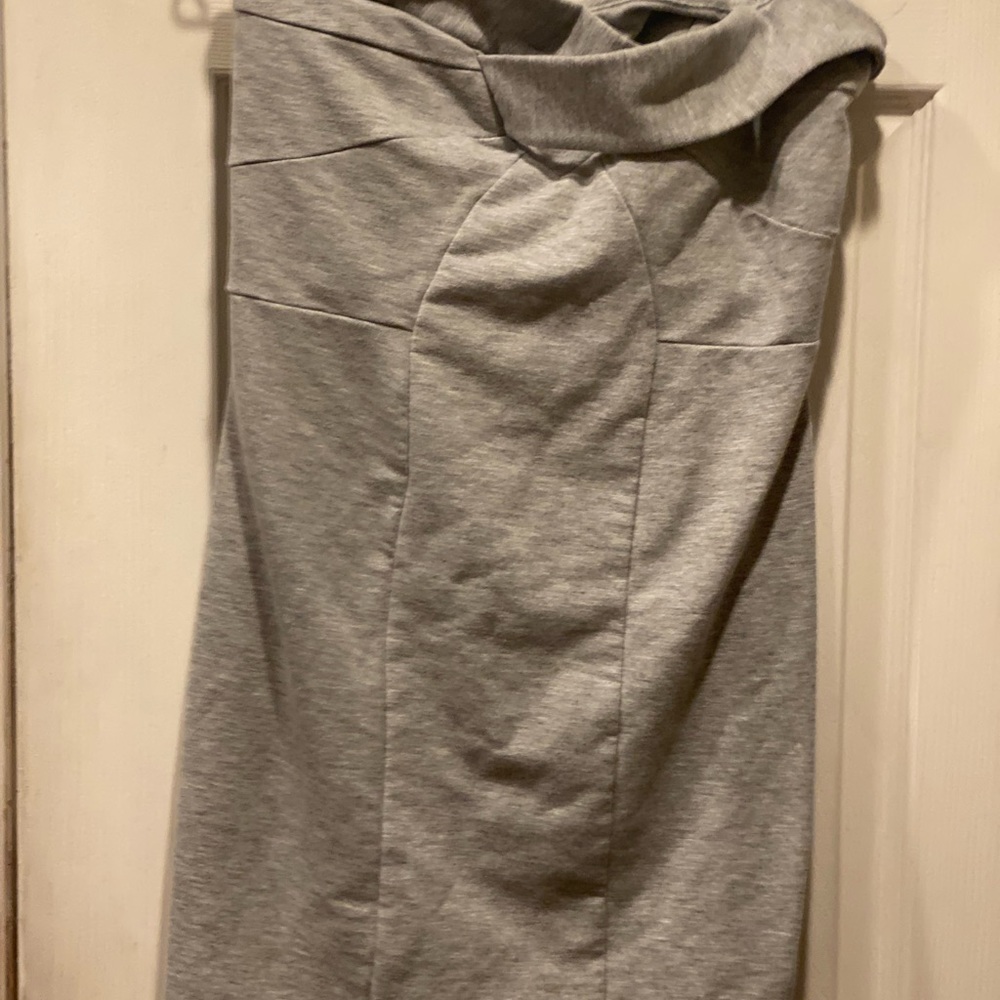 She Said... Womens Gray Strapless Mini Bodycon Party Dress Sz M